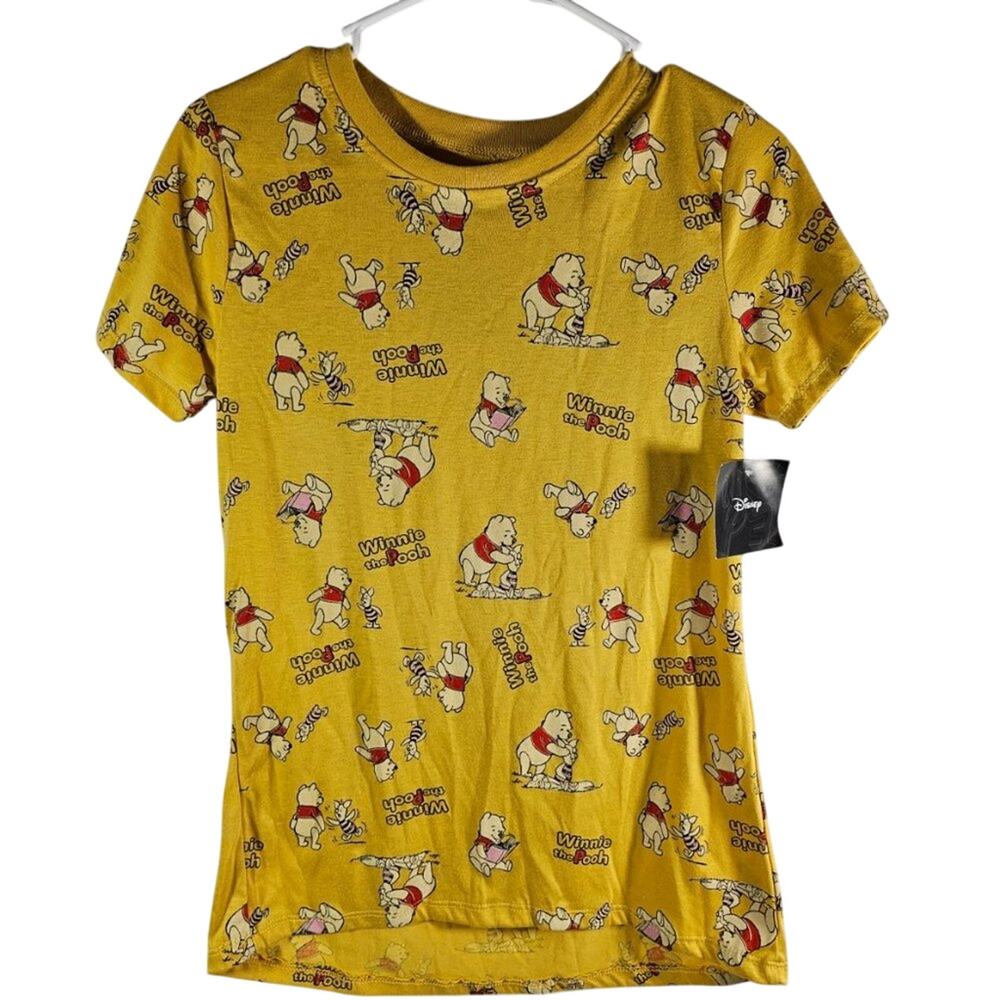 Disney's Winnie the Pooh Character T-shirt NWT Juniors Size M